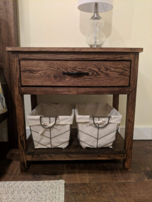 Nightstand Red Oak