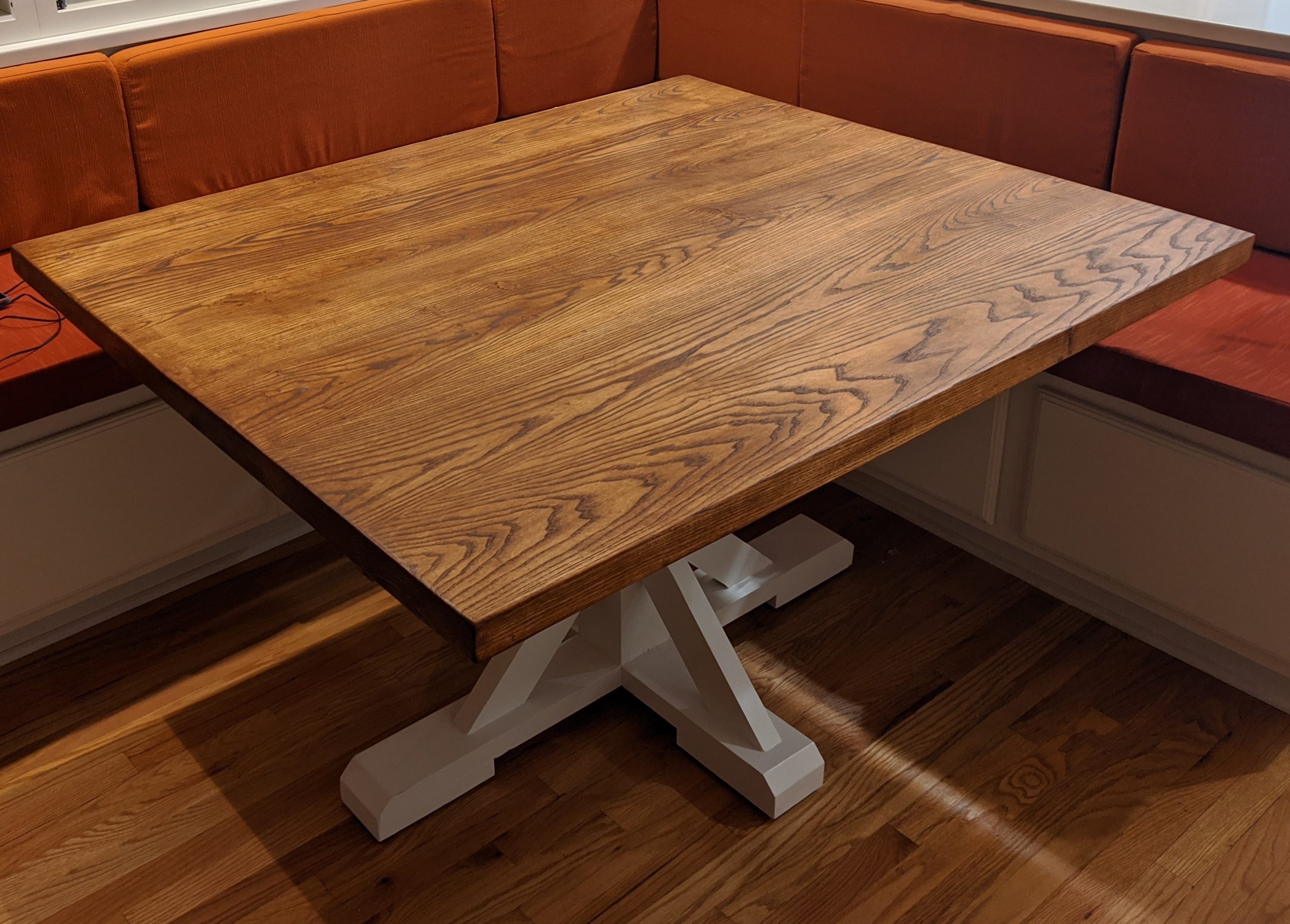 White Washed Oak Dining Room Table