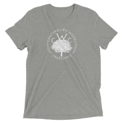 Short Sleeve T-shirt - Large White Logo, Front - Image 14