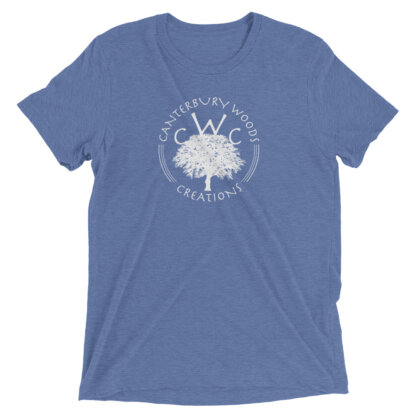 Short Sleeve T-shirt - Large White Logo, Front - Image 12