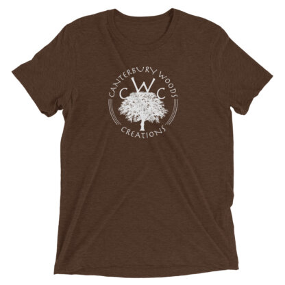 Short Sleeve T-shirt - Large White Logo, Front - Image 5