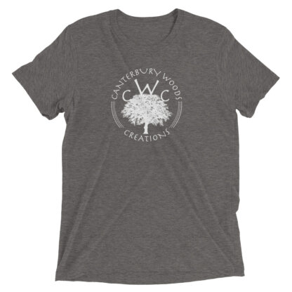 Short Sleeve T-shirt - Large White Logo, Front - Image 11