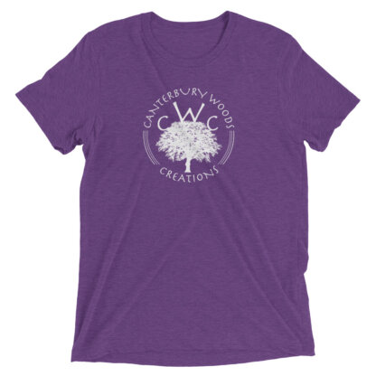 Short Sleeve T-shirt - Large White Logo, Front - Image 7