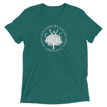 Short Sleeve T-shirt - Large White Logo, Front - Image 9