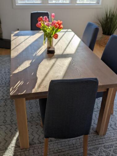 White Oak Dining Table