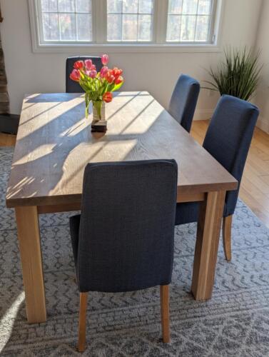 White Oak Dining Table